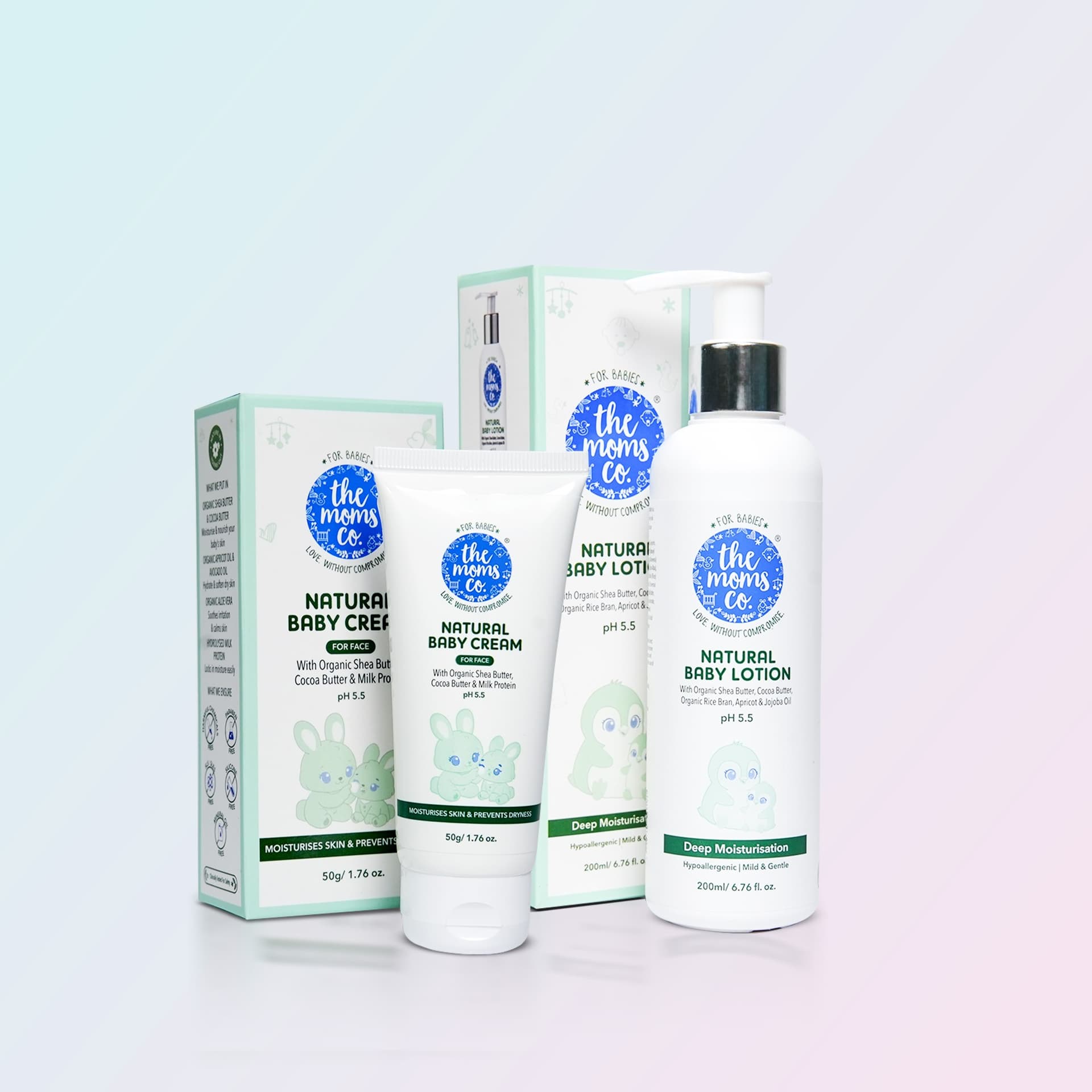 Baby Skin Care Pack (Baby Lotion & Baby Face Cream)